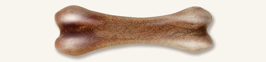 96398 Nosh Wood Chew Bone-Natural Wood-Small