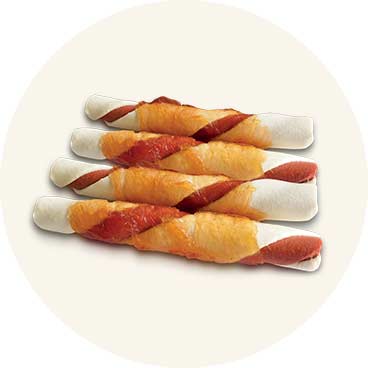 Chicken Wrapped Large Rolls